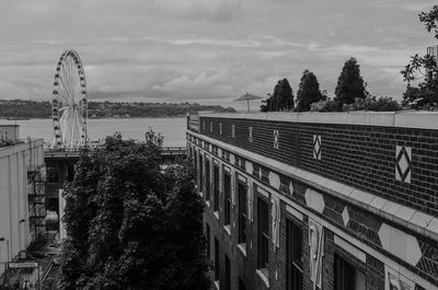 Panoramic view of city against sky