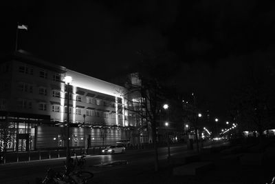 City street at night