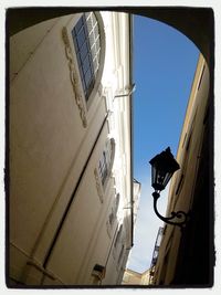 Low angle view of building against sky