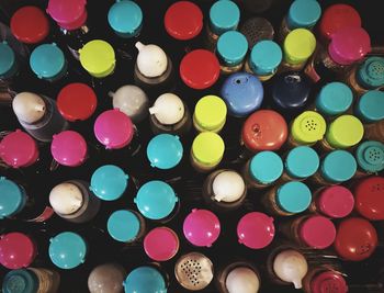 Full frame shot of multi colored pencils