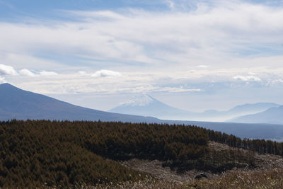 Scenic view of landscape against sky