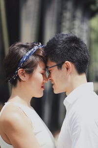 Portrait of young couple