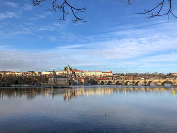 Charles bridge and prague castle