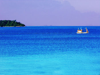 Scenic view of seascape against sky