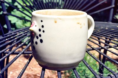 Close-up of coffee cup