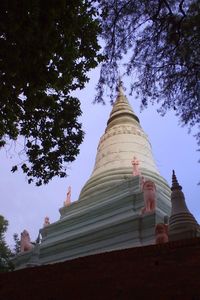 Low angle view of temple