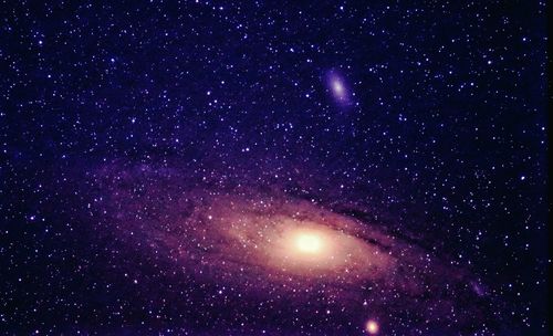 Low angle view of stars in sky