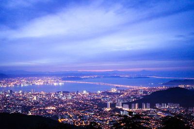 Aerial view of cityscape