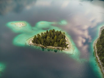 Aerial view of sea