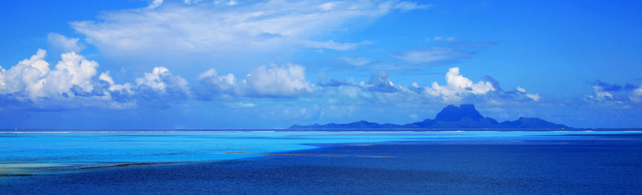 Panoramic view of sea against sky