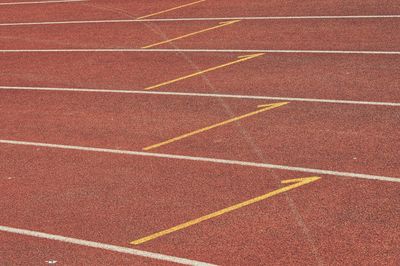 Full frame shot of sports tracks