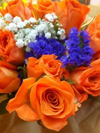 Close-up of orange bouquet