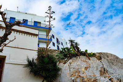 Low angle view of building against sky