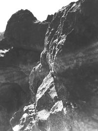 Scenic view of rocky mountains against sky