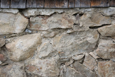 Full frame shot of stone wall