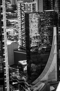 black and white