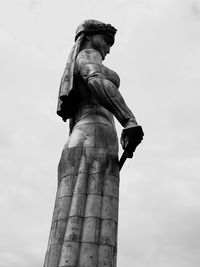 Low angle view of statue