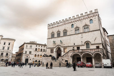 Group of people in historic building