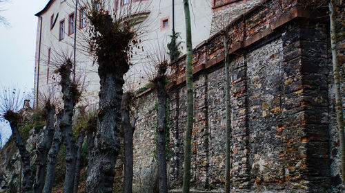 Low angle view of old building