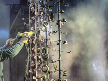 Man working in factory