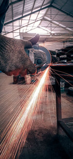 Man working in factory