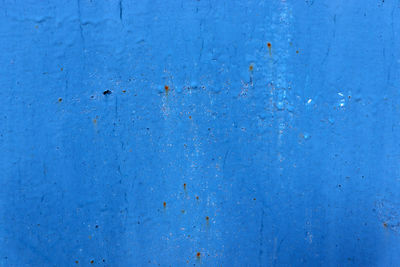 Full frame shot of blue wall