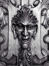 Close-up of door knocker