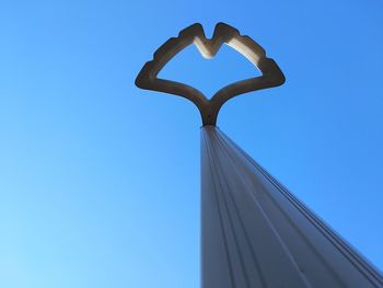 Low angle view of blue sky