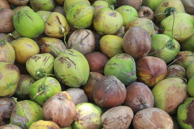 Full frame shot of fruits for sale at market stall