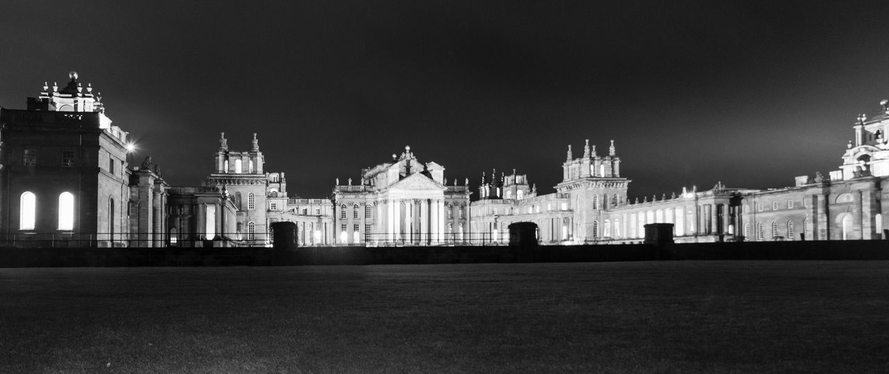 building exterior, architecture, built structure, sky, building, travel destinations, night, no people, religion, belief, place of worship, copy space, spirituality, illuminated, history, nature, the past, travel, gothic style, spire