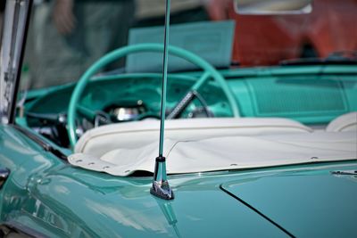 Vintage car parked outdoors