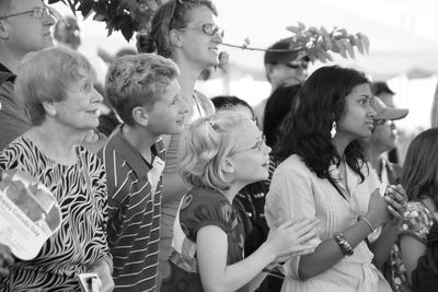 Group of people standing outdoors