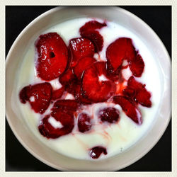 Close-up of strawberries