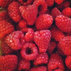 Full frame shot of strawberries