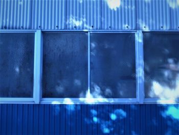 Full frame shot of illuminated building