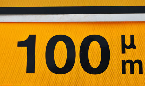 Information sign on wall