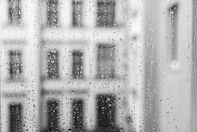 Raindrops on a window