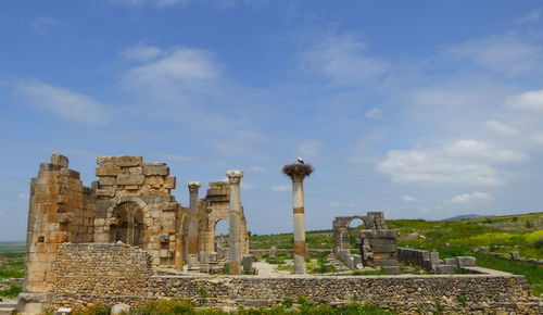 Old ruins against sky