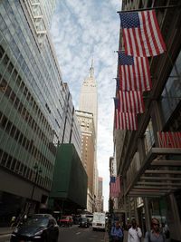 City street with buildings in background