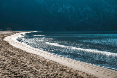 Scenic view of beach