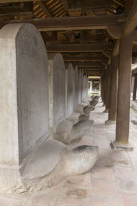 Interior of old building