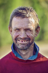 Portrait of smiling man