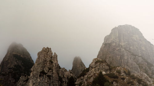 High angle view of mountains