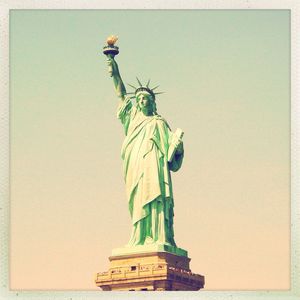 Low angle view of statue