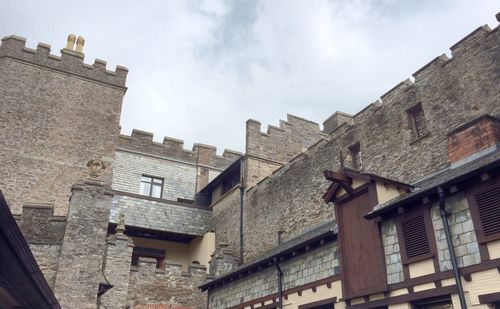 Low angle view of building against sky