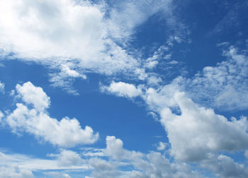 Low angle view of clouds in sky