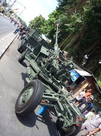 Car on road