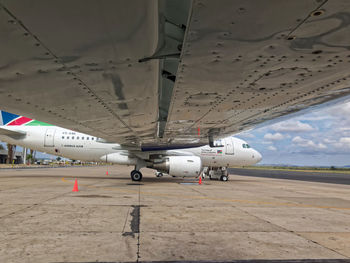 View of airport runway