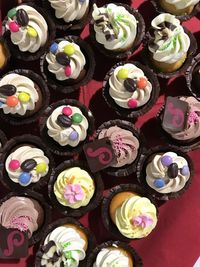 Close-up of cupcakes