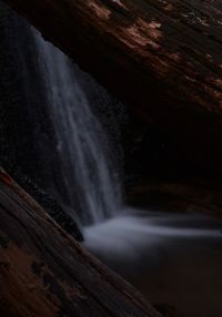 Scenic view of waterfall